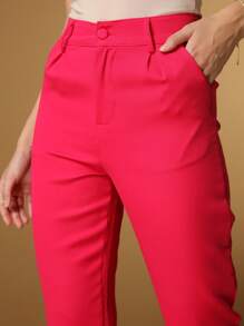 Calças femininas/calça alfaiataria/ calça básica / calça elegante/ calça skinny/ calça blogueira/calça da moda - Fúcsia - Visão 7