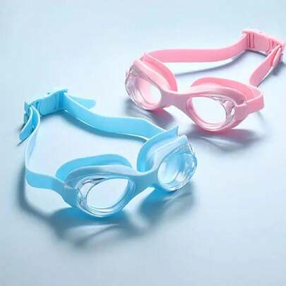 1/2入組高清泳鏡-舒適耐用的游泳裝備，適合男孩和女孩