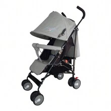 Carriola Plegable con Cubre-pies Aquila hasta 15 Kg - Gris - Ver 2