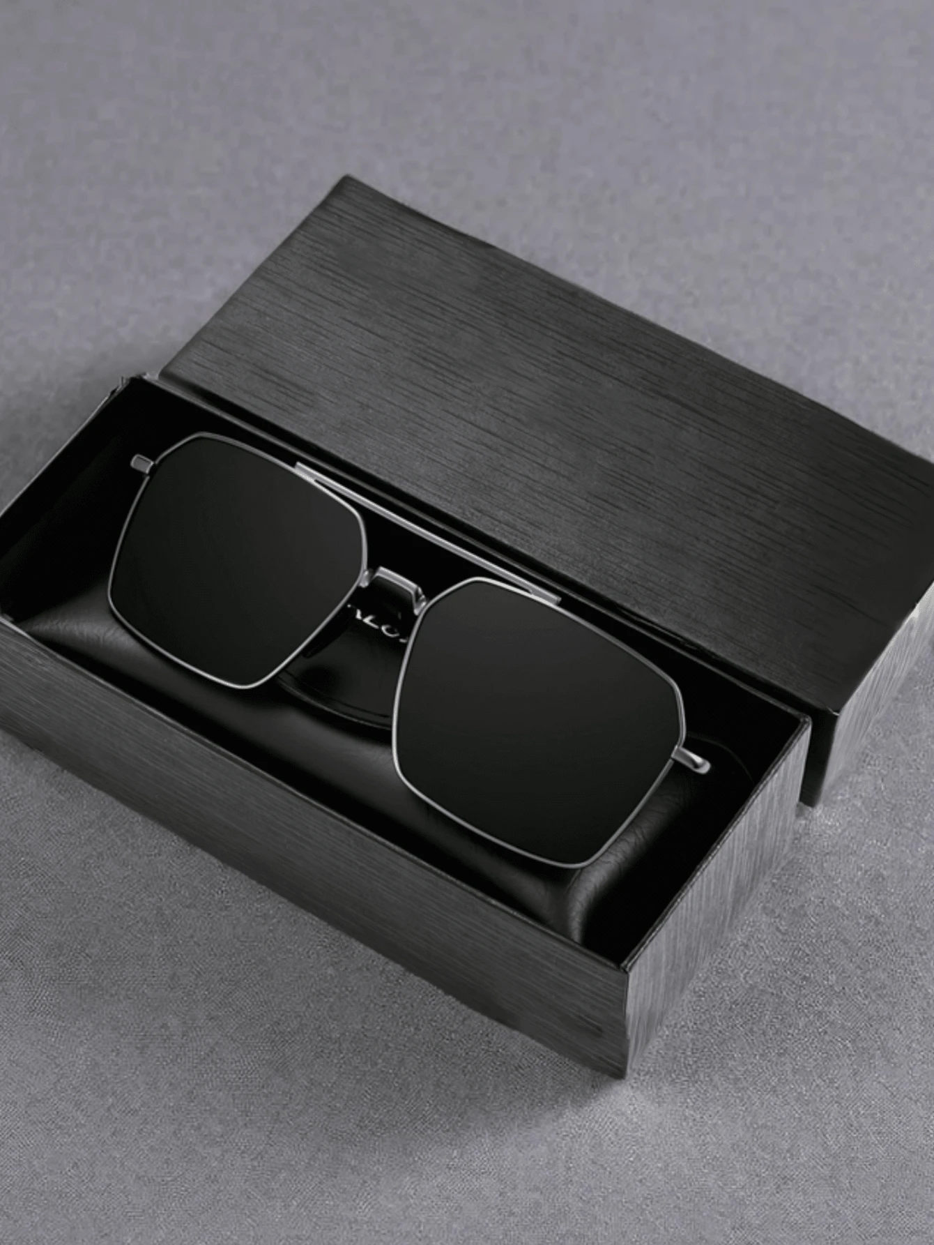 1 chiếc kính thời trang phân cực dành cho nam có gọng kim loại, thiết kế vuông thời trang để đeo hàng ngày, lái xe, du lịch. Thích hợp để sử dụng hàng ngày và làm quà tặng cho nam giới, quà tặng sinh nhật - Nhiều màu - Xem 1