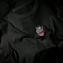 Men T-Shirts - 黑色 - 查看 2