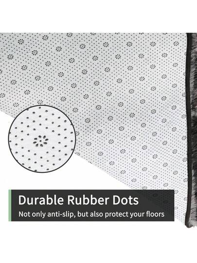 Piece Fluffy Shaggy Living Room Rug,Tie Dye Ultra Zachte Bedroom Vloer Carpet, Non Slip Indoor Mat, Home Kids view 4