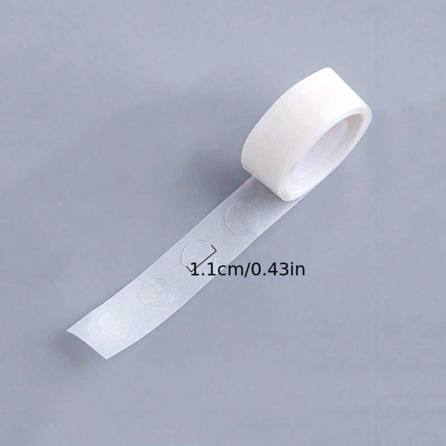 200pcs Transparent Dot DoubleSided Adhesive Tape (100pcs Round Dot