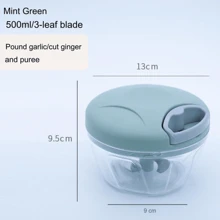 Knoblauchquetscher, Mini Knoblauch-Zerkleinerungsmaschine, manuelle Knoblauchpresse, Küchenknoblauchzerkleinerer, Knoblauchschneider, Ingwerquetscher, ideal zum Zerkleinern von Knoblauch, Ingwer, Nüssen