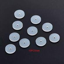 10PCS Piercing Healing Silicone Discs Flexible Anti Hyperplasia Saucer Prevents Irritation Inflammation Drilling Ear Stud Nose Ring Lip Piercing