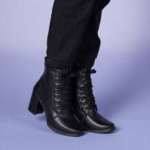 Women Pant Boots - 黑色 - 查看 1