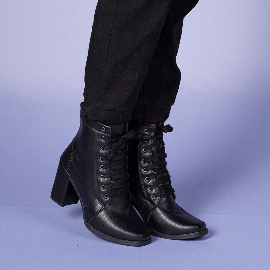 Women Pant Boots - 黑色 - 查看 1
