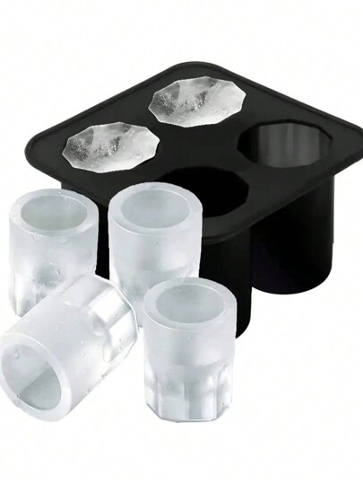 1pc Ice Cup Mold, DIY Hollow Ice Cube Maker Tool For Making Creative Ice Waterfall In American Bars