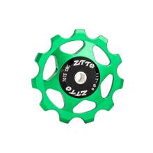 Polea guía del desviador de acero ZTTO, rueda de jockey de bicicleta de MTB / carretera con rodamiento de acero de 11T / 13T aleación de aluminio CNC AL7075, disponible en 4 mm / 5 mm / 6 mm