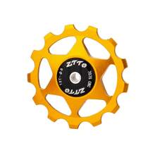 Polea guía del desviador de acero ZTTO, rueda de jockey de bicicleta de MTB / carretera con rodamiento de acero de 11T / 13T aleación de aluminio CNC AL7075, disponible en 4 mm / 5 mm / 6 mm