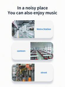 蓝牙耳机 头戴式耳机 立体声免提降噪无线商务耳机 带高清麦克风 - 黑色 - 查看 2