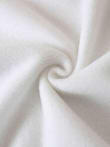 Sudadera con estampado de galaxia con bolsillo de canguro - Blanco - Ver 3