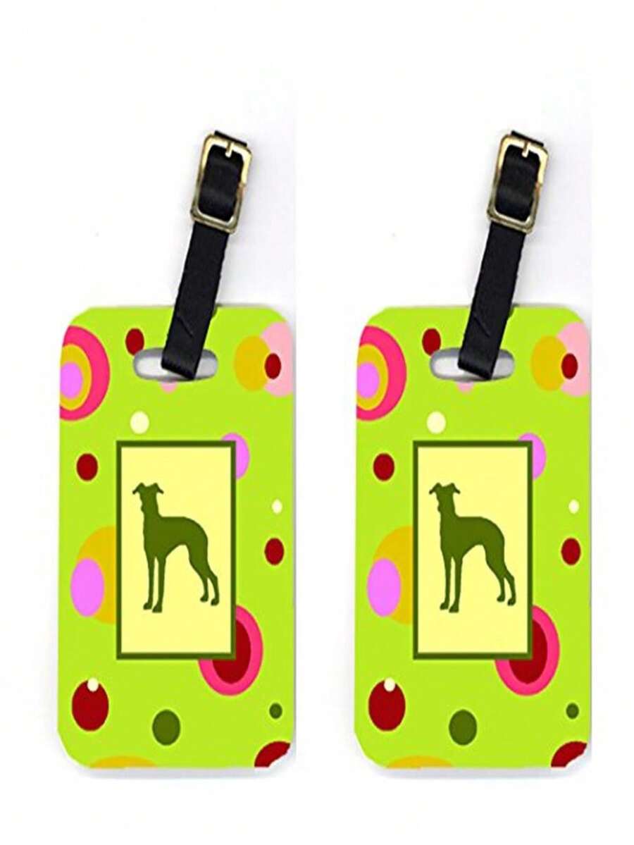 Unbeatablesale Italian Greyhound Luggage Tags Pair Of 2 SHEIN USA