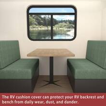 2pcs Solid Color Universal RV Seat Cover, Caravan Seat Protector For All Seasons, Dustproof - Multicolor - View 17