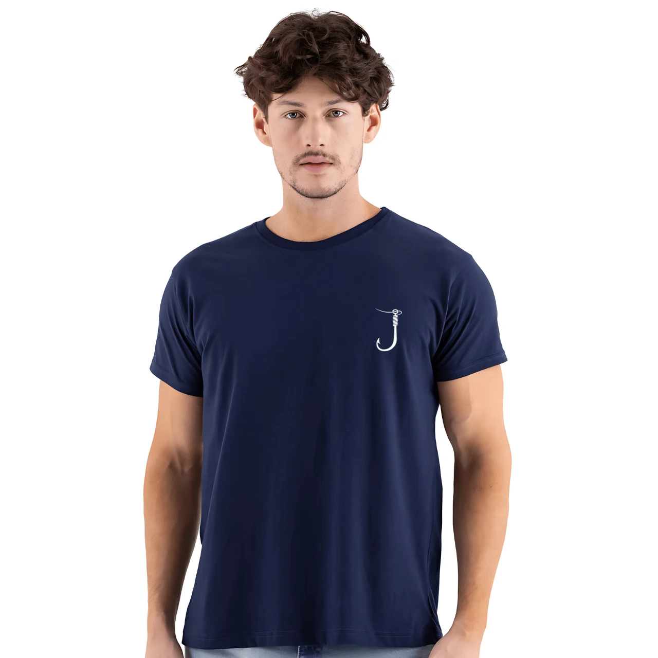 Men T-Shirts - 藏蓝色 - 查看 1