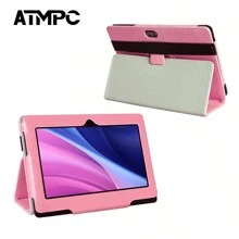 701A 7 Inch Tablet 2GB RAM 32GB ROM For Android 11 Tablet PC With Quad Core Processor, HD IPS Display, Dual Camera, WiFi, Tablet With Case, - Hồng - Xem 2