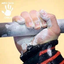 2 Magnesia Antiskid Gimnasia, Escalar, Crossfit Chalk Ball 85g - Negro - Ver 5