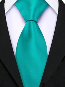 1 件纯色男士领带，8 厘米正式商务领带，男士婚礼领带男士领带