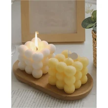 1 pieza Vela de aromaterapia mini sin humo bola de aromaterapia decoración del hogar y dormitorio, aromaterapia de burbujas, Halloween, otoño, festivales, Navidad, invierno, vacaciones, regalos