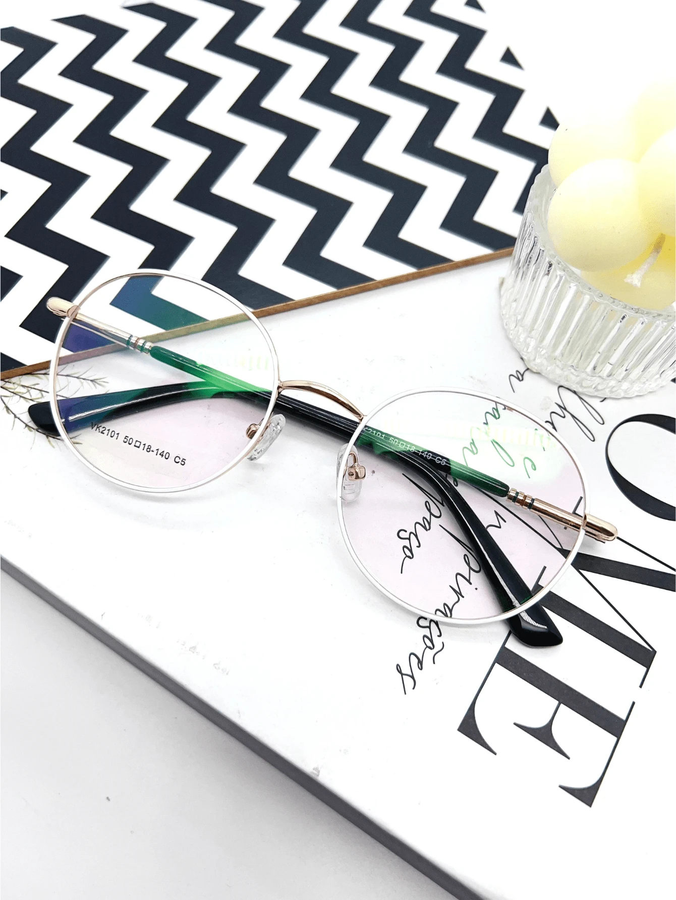 Men Eyeglasses - Blanco - Ver 1