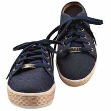 Women Wedge Sneakers - Màu xanh lam - Xem 3