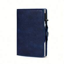 Blocarea pop-up-ului Portofele cool cu design portofel de carbon Compact pentru depozitare sigură Suport card Portofel Suport card de vizită Suport card de credit pentru bărbați Mini portofel Portofel cu card Portofel Rfid