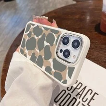 Funda de teléfono de silicona con estilo de camuflaje compatible con iPhone 15/15Pro/15ProMax/14/13/12/11/XsMAX, funda protectora de teléfono móvil - Estilo camuflaje de moda blanca. - Ver 5