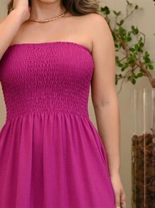 Women Long Dresses - Màu tím - Xem 4