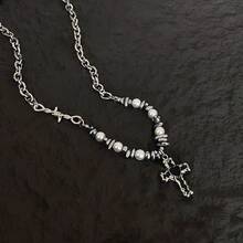 1pc Hip Hop Style Pearl Necklace Pendant For Men - Pendant Necklace - View 1