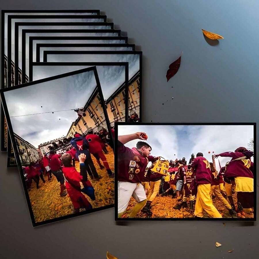 1pc Magnetic Soft Photo Frame, Small Card Display Rack, Home Photo Wall, Refrigerator Magnet Frame - A - View 1