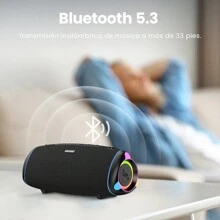 (Semi-Nuevo) Bocina Sounarc R2 Altavoz Portátil 60w 6000 Mah, Sonido Inalámbrico Multifuncional Con Rgb Luz Led, Bluetooth 5.3 Ipx6, Sonido Estéreo Hd, Bajos Profundos, Reproducción De Aux/micro Sd/tf/usb, Negro - Negro - Ver 7