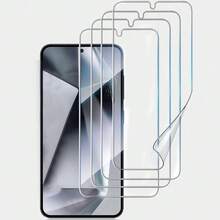 [4入組]HD水凝膠屏幕保護膜，適用於三星Galaxy S24 S23 S22 S21 S20 Ultra (6.8英寸)，全覆蓋彎曲屏幕保護膜支援指紋解鎖 [非鋼化玻璃] - 4片裝 - 查看 17