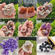 隨機自然水晶礦石樣本治療靈氣原石家居冥想裝飾能量石英庭院戶外裝飾紫水晶寶石 - random - 查看 1