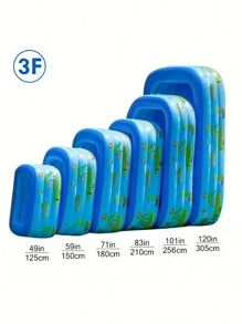 3 Floors 4 Floors Inflatable Pool Inflatable Pool Adults Family Swimming Pool For Outdoor Garden Backyard Summer Water Party - Multicolor - View 6