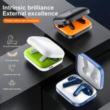 Tai nghe không dây mới 2024 có thời lượng pin dài, mini cầm tay, thích hợp để tập thể dục, chạy bộ, nghe nhạc, chơi game, tương thích với Apple, Huawei, Samsung, v.v. - Nhiều màu - Xem 3