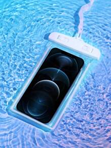 xcxjyf 透明防水手機包附系索 - 白色 - 查看 13