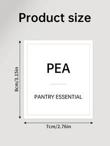 Bộ 3 Nhãn Dán Nhãn Sắp Xếp Nhà Bếp Được Đặt Tên Tùy Chỉnh, Nhãn Hộp Đựng Thực Phẩm Có Thể Tái Sử Dụng, Nhãn Dán Gia Vị Tự Dính Chống Thấm Nước, Thích Hợp Cho Hộp Bảo Quản Thực Phẩm, Hộp, Lon, Gia Vị Và Hộp Phô Mai, Sắp Xếp Và Bảo Quản Nhà Bếp, Phụ Kiện Nhà Bếp - trắng - Xem 2