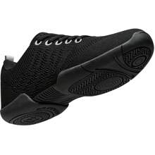 BAXINIER Girls Cheerleading Shoes Kids Lightweight Competition Sneakers Indoor Cheer Dance Black Shoes - Black - View 6