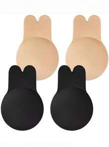 1 对粘性聚拢文胸，粘性隐形乳沟文胸，露背无肩带文胸配件