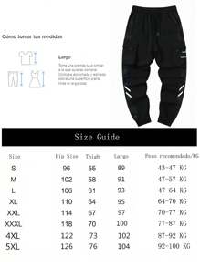 Hombres pantalones cargo con puntada con bolsillo oblicuo de cintura con cordón Jogger Casual Hombre Slimfit Pantalón Entubado Moda Hombres Pantalones cargo de cintura con cordón