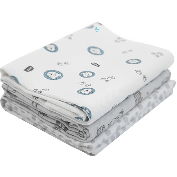 Kit 3 Manta Cueiro Flanelado Bebe Enxoval 100% Algodão 80 Cm X 50 Cm – enxoval bebe42