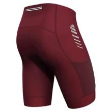 Wulibike Road Bike Shorts For Boyfriend Style Men Cycling Shorts Padded With Pockets - Burgundy - View 3