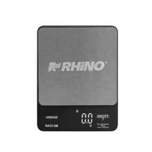 RHINO Báscula de Precisión 3kg/0.1g, Acero inoxidable, Pantalla LED, Mide en fl´oz, g, ml, Ib:oz, Baterías incluidas, BACI-3M - Negro - Ver 4