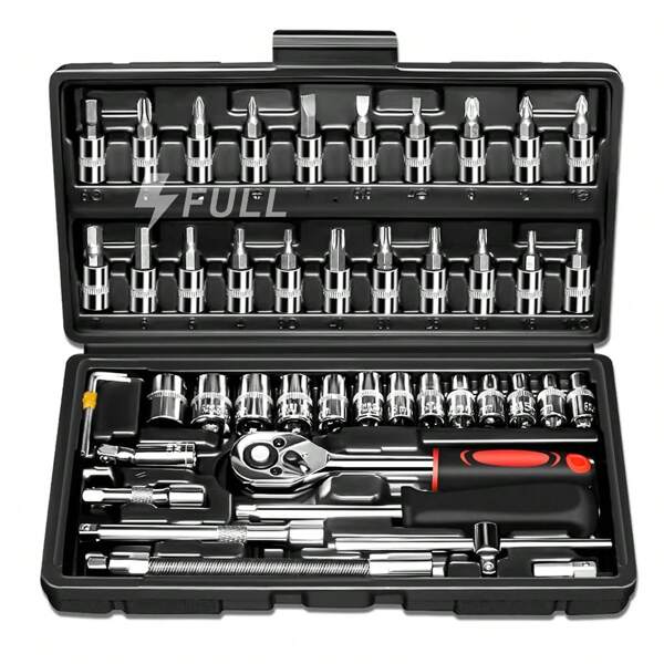 Kit De Herramientas Manuales 46pcs