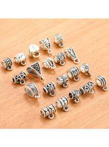 4Color 20 Types Of Three-Way Connecting Beads Alloy For Bracelet Necklace Pendant DIY Handmade Jewelry Accessories Making R224