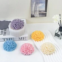 1 Máy Tính DIY Macaron Hoa Hồng Đồ Trang Trí Khuôn Thạch Cao Nến Thơm Hoa Hồng Khuôn Silicon Khuôn Silicon Cúc Vạn Thọ Khuôn Nến Thơm Hoa Cúc Ngày Của Người Chết Đồ Trang Trí Cúc Vạn Thọ Làm Khuôn - trắng - Xem 3