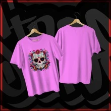 Men T-Shirts - 淺粉色 - 查看 2
