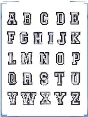 26Pcs Alphabet Letter Series Shoe Charms For Clogs Sandals, PVC Shoe Decorations Accessories For Christmas, Birthday, Party, Gift Shoes Pins For Teens Men Women And Adults Summer, School