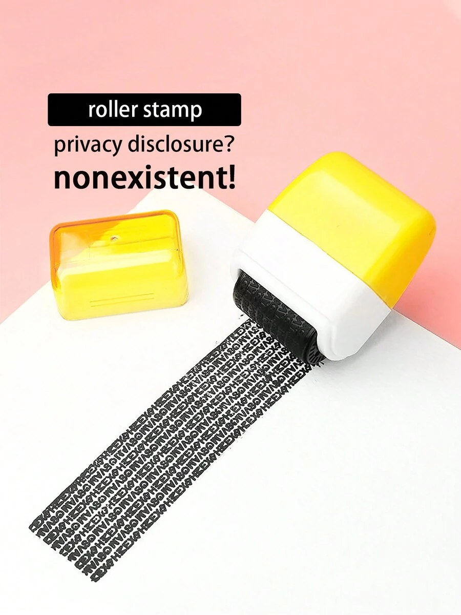 1pc Confidentiality Stamp Roll Coding Pen For Express Delivery ...