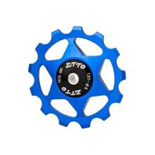 Polea guía del desviador de acero ZTTO, rueda de jockey de bicicleta de MTB / carretera con rodamiento de acero de 11T / 13T aleación de aluminio CNC AL7075, disponible en 4 mm / 5 mm / 6 mm